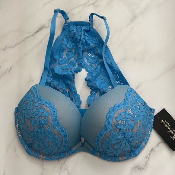 Frederick's of Hollywood Heartthrob Lace Pushup Bra - Picture 1 of 8